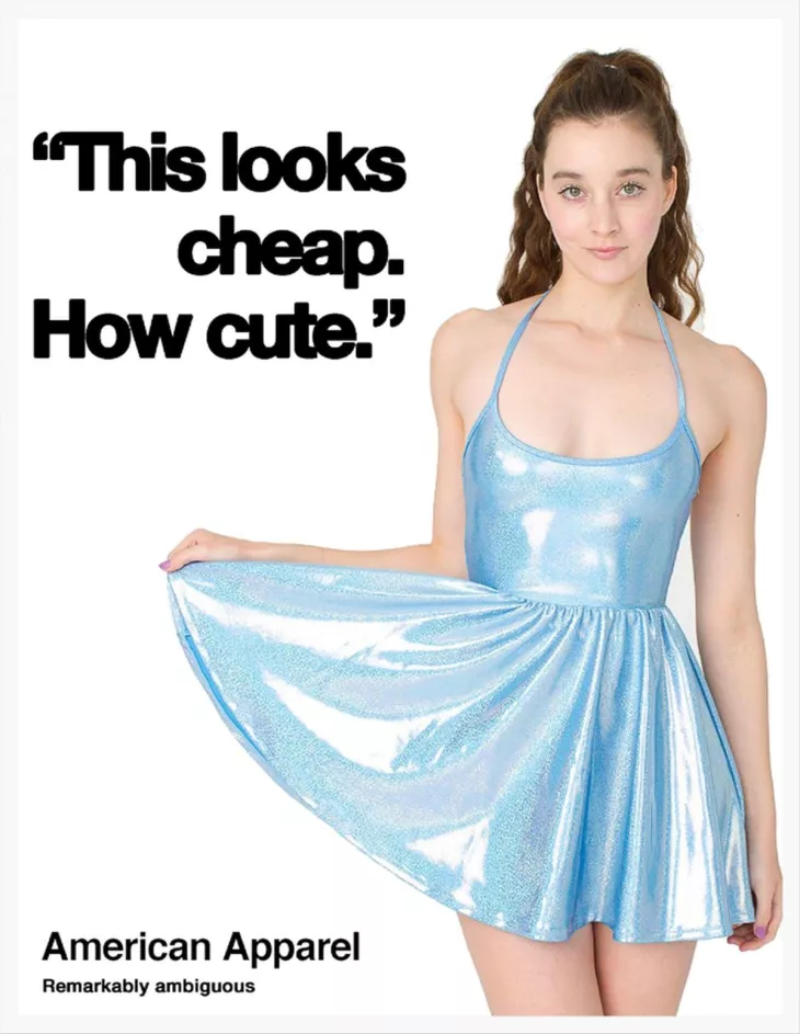 American apparel metallic dress best sale