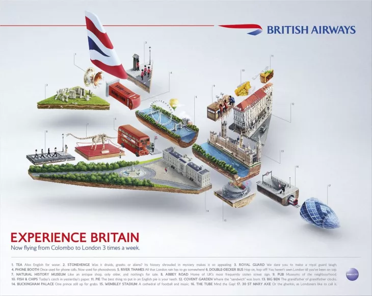 British Airways ads