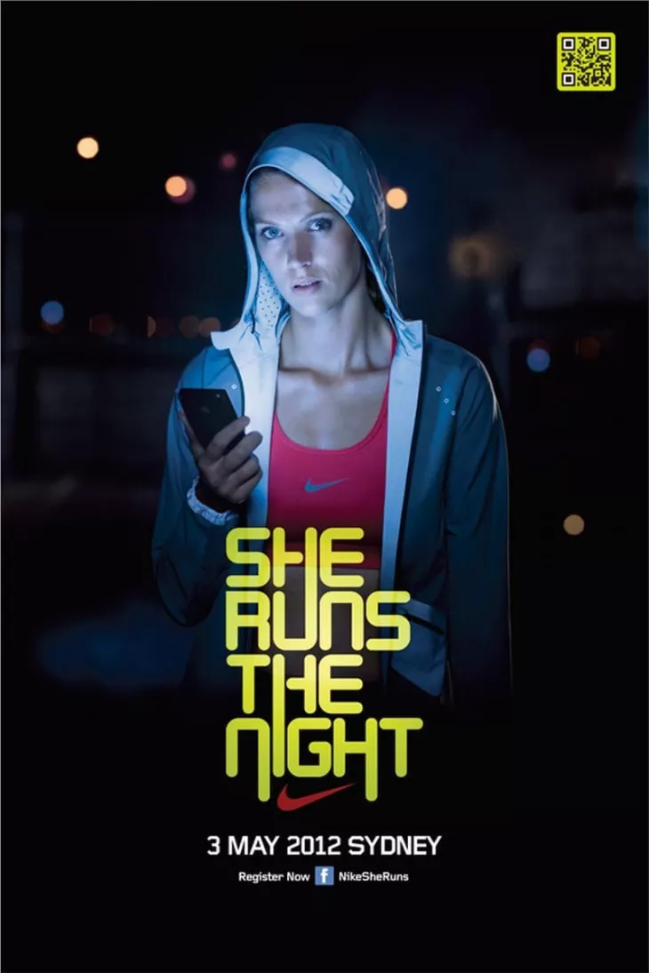 Nike - female night race | ad Ruby
