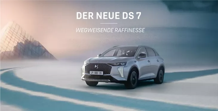 DS 7 commercial "Groundbreaking sophistication"